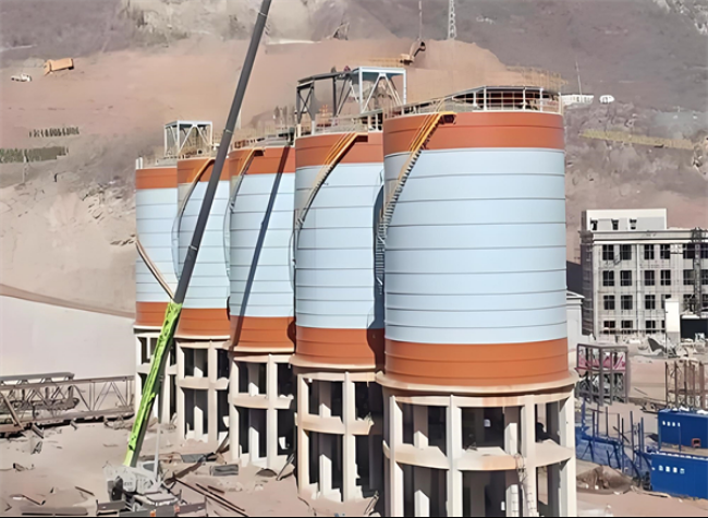 城北高架钢板仓